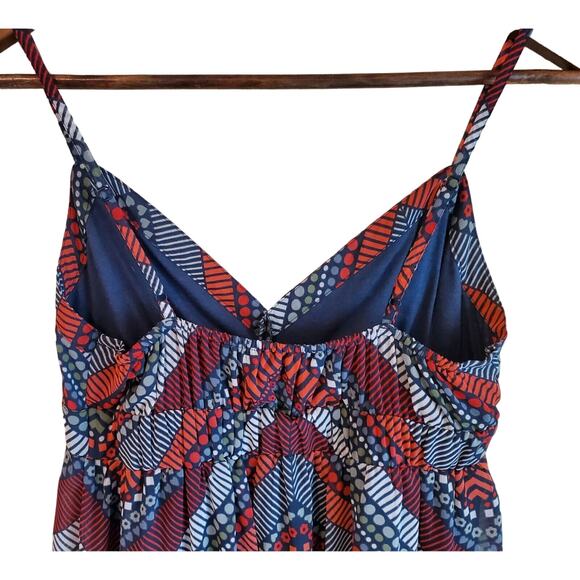 AMERICAN EAGLE Women's 2 Small Dress V-Neck Spaghetti Strap Lined Empire Waist - Picture 7 of 8